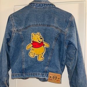 Vintage Disney store 100 acre woods Jean co. Winnie The Pooh Jean jacket